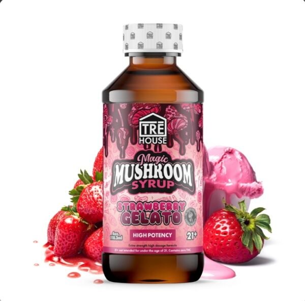 Strawberry Gelato Magic Mushroom Syrup