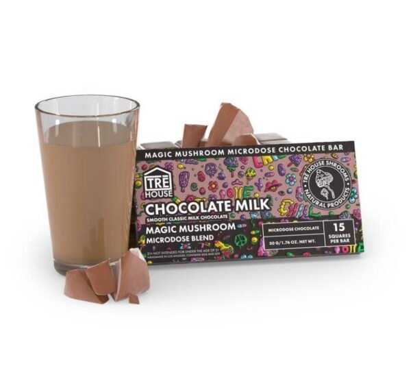 CHOCOLATE MILK MAGIC MUSHROOM CHOCOLATE BAR – TRĒ HOUSE