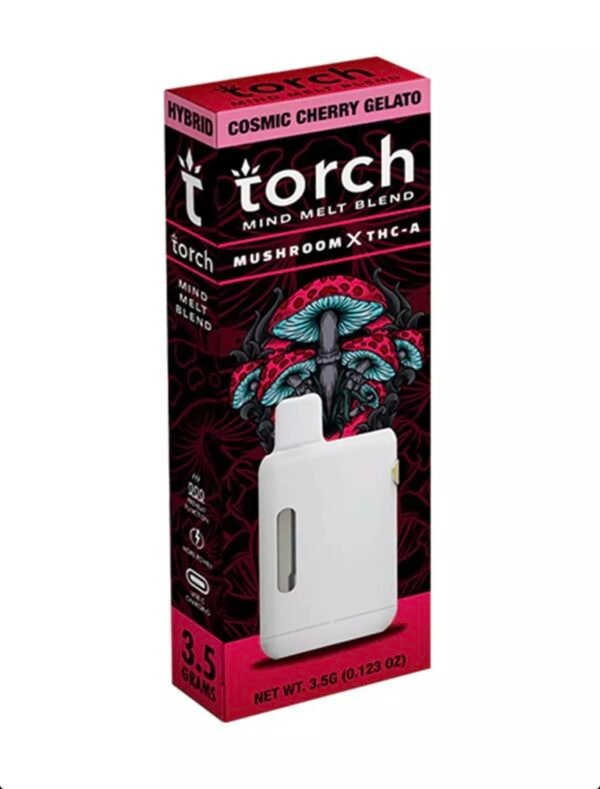 Cosmic Cherry Gelato Torch Mind Melt Mushroom x THC-A Blend Vape 3.5G