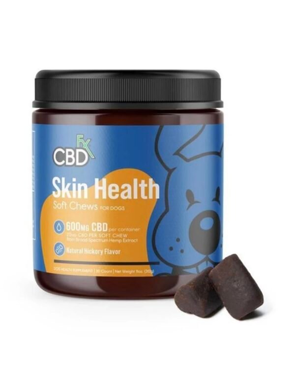CBDfx Skin Health Soft Chews For Dogs 600mg CBD