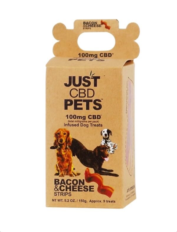 Bacon Strips Just CBD Dog Treats 100mg - Image 2