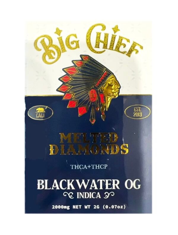 Blackwater OG Big Chief Melted Diamonds THCA+THCP Cart 2G