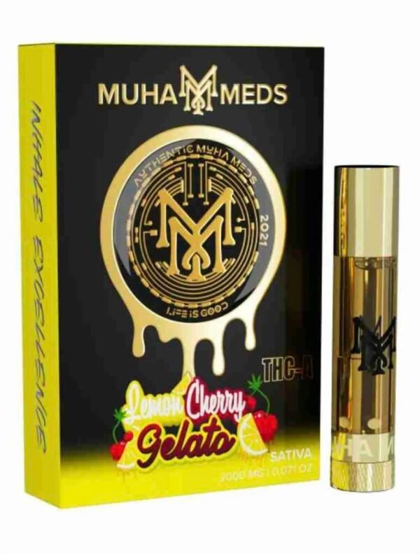 Lemon Cherry Gelato Muha Meds THC-A Cartridge 2G