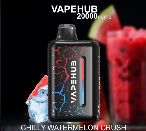 VAPEHUB CHILLY WATERMELON CRUSH – 20000 PUFFS