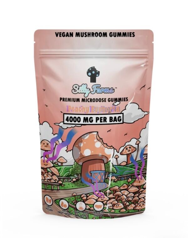 Peachy Euphoria Mushroom Gummies